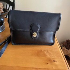 Black Coach Station Bag